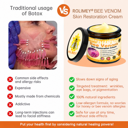 ✨Official Brand Shop丨Rolimey® Bee venom Pro Comprehensive Cream—Tightening for Skin Types