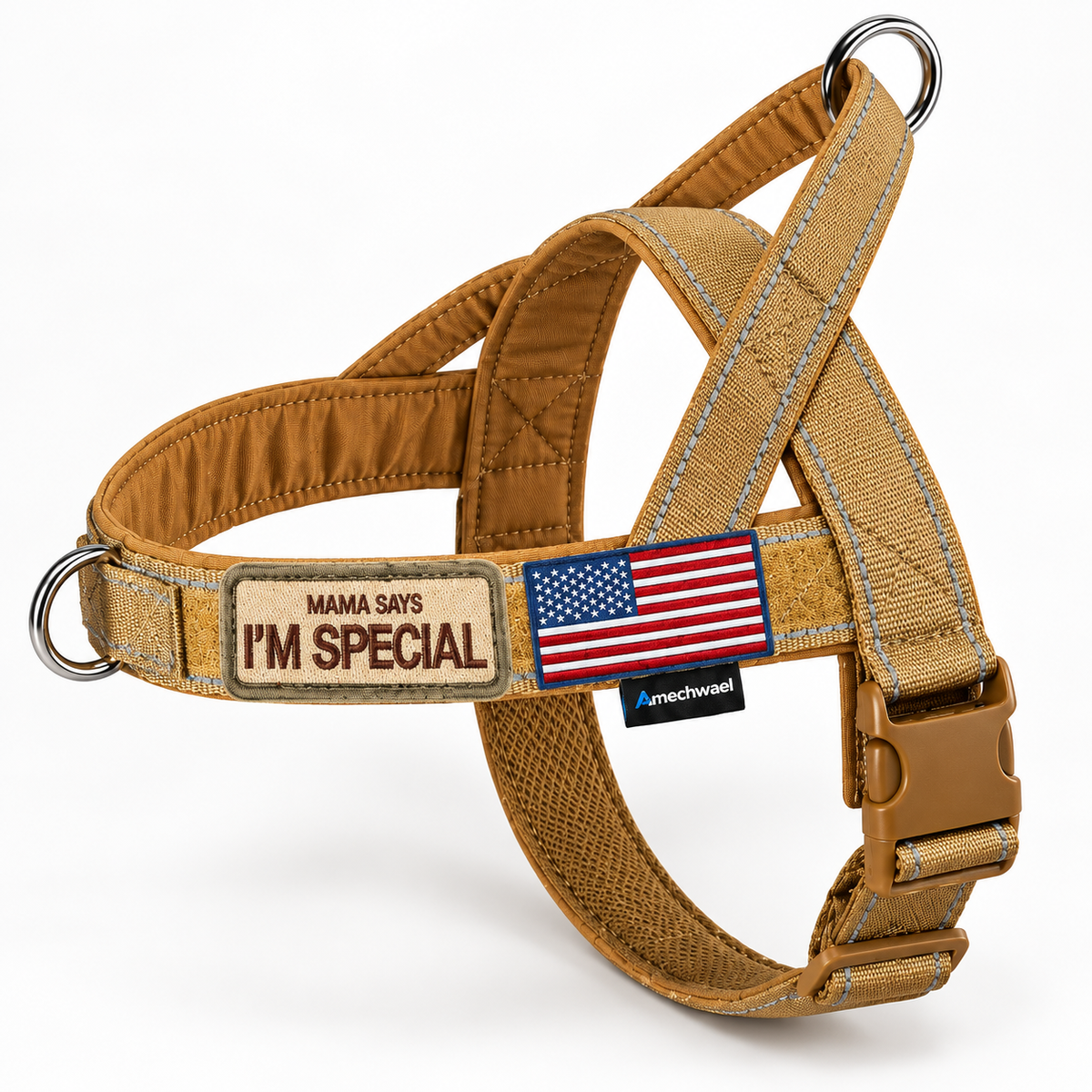 Coyote Tan Military-Style Dog Walking Set